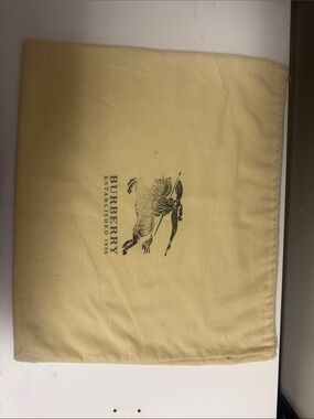 Burberry Yellow Cream Logo Dust Bag